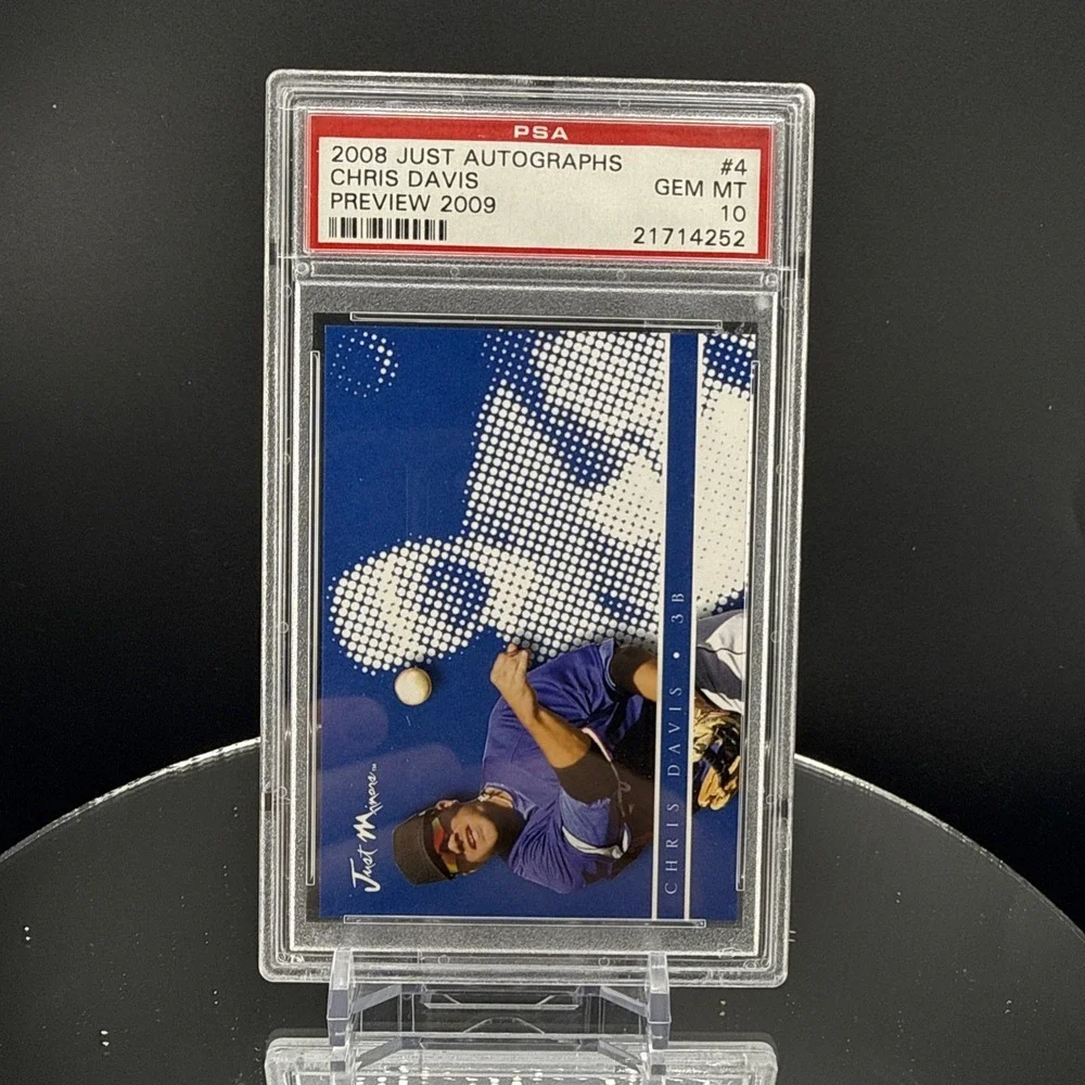 2008‎ Just Minors Just Auto Preview Chris Davis #JAPR-04 PSA 10